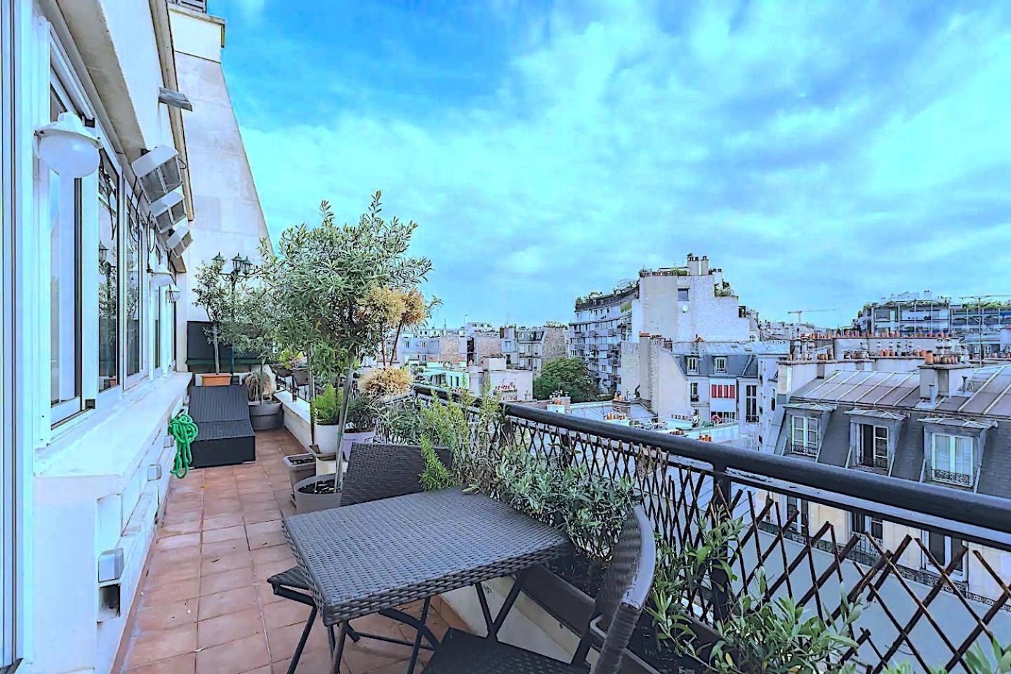 Appart Terrasse Vue Tour Eiffel Paris Exterior foto